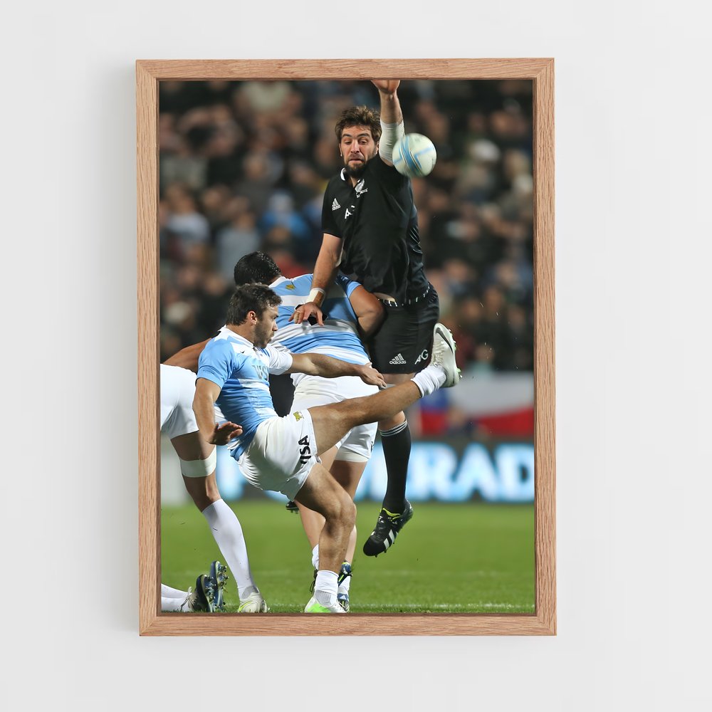 Poster L'Intensité du Plaquage – affiche Rugby (vue 4)